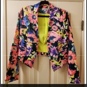 AGACI FLORAL PRINT BLAZER
